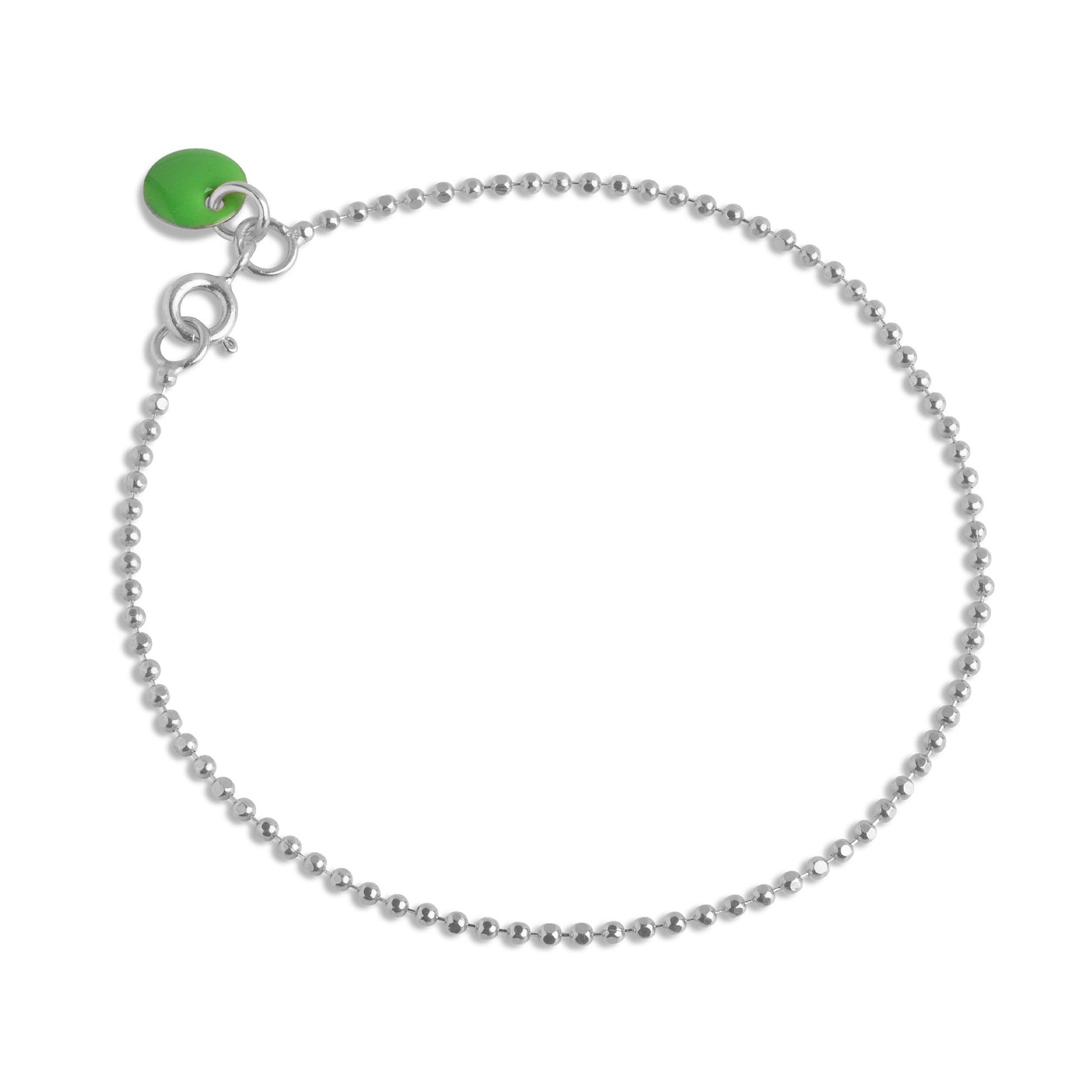 ENAMEL Copenhagen  Armband, Ball Chain Bracelets Green