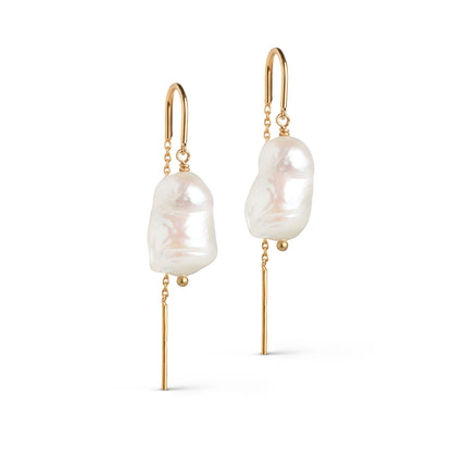 ENAMEL Copenhagen  Ôrhängen, Twin pearls Earrings Pearl