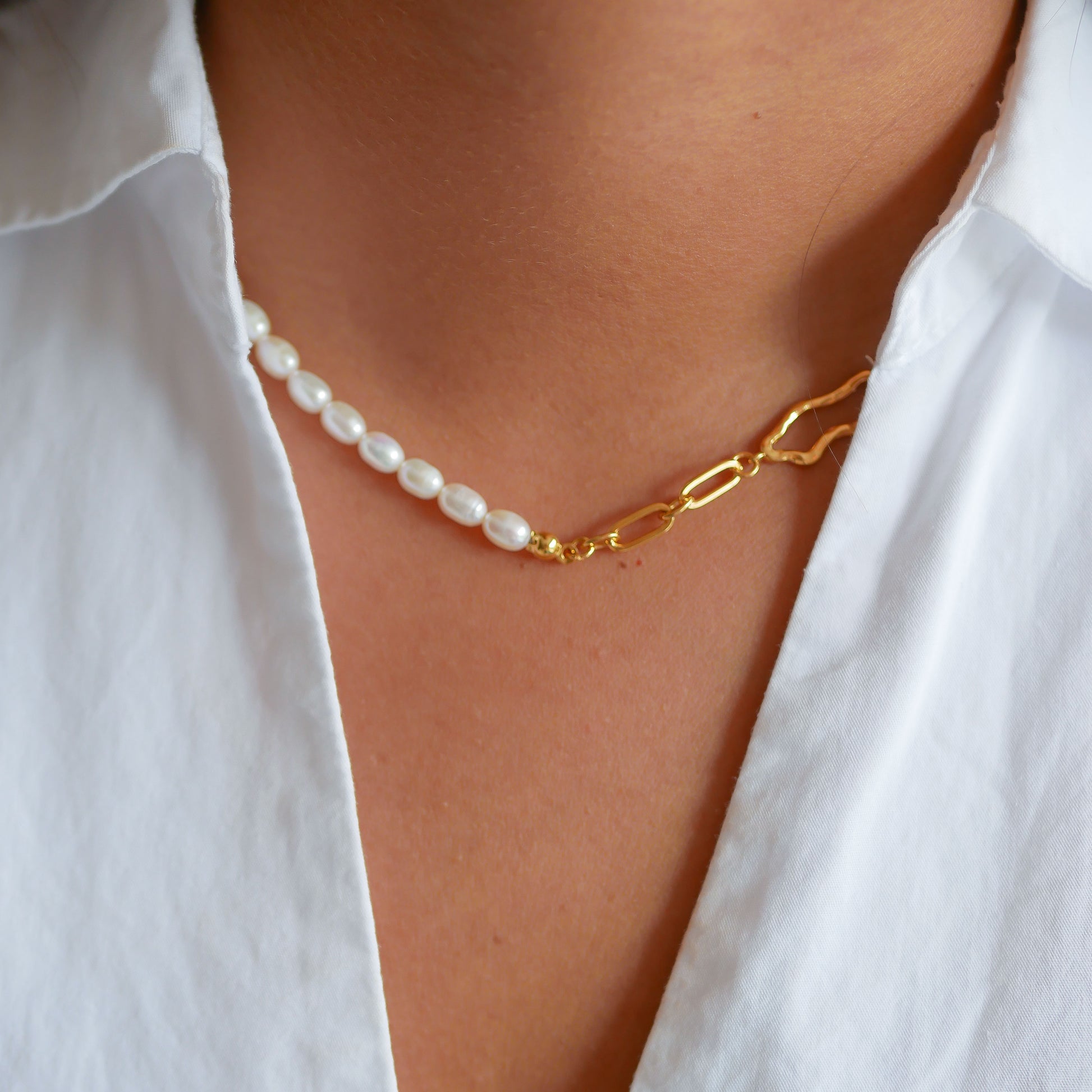 ENAMEL Copenhagen  Halsband, Isla Necklaces Pearl