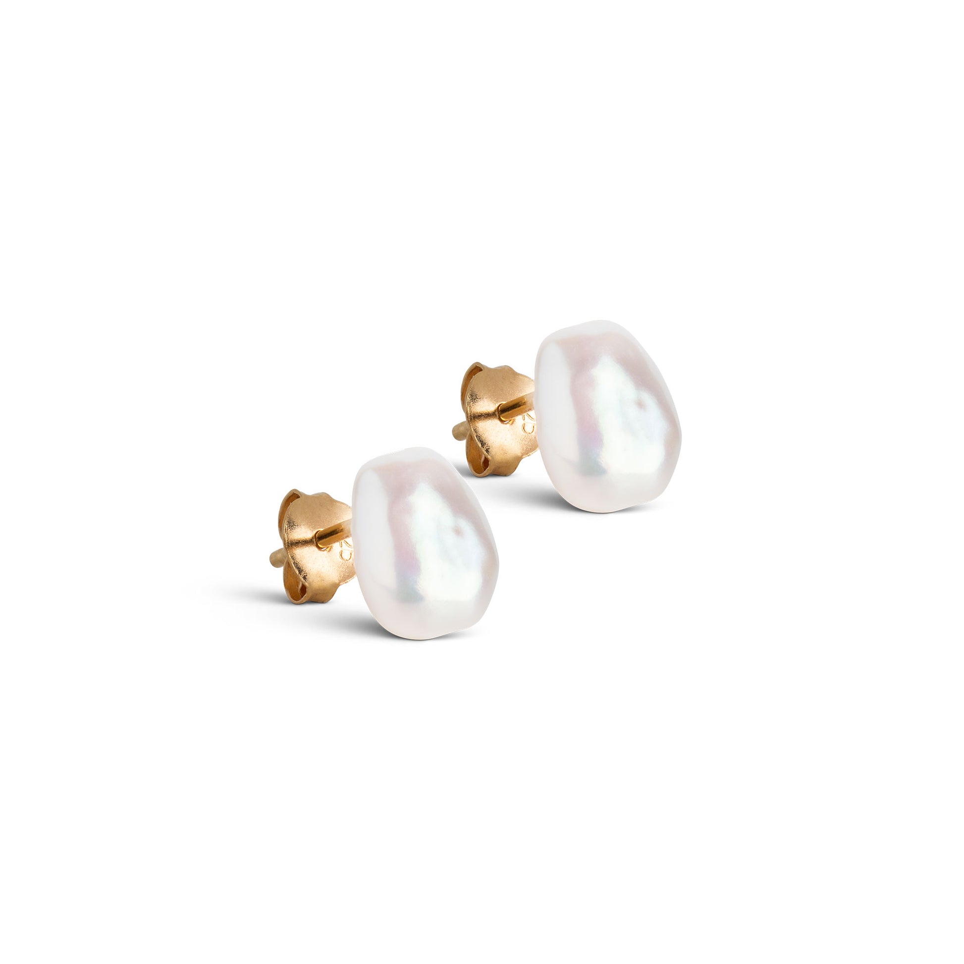 ENAMEL Copenhagen  Studs, Baroque Pearl Earrings Baroque Pearls